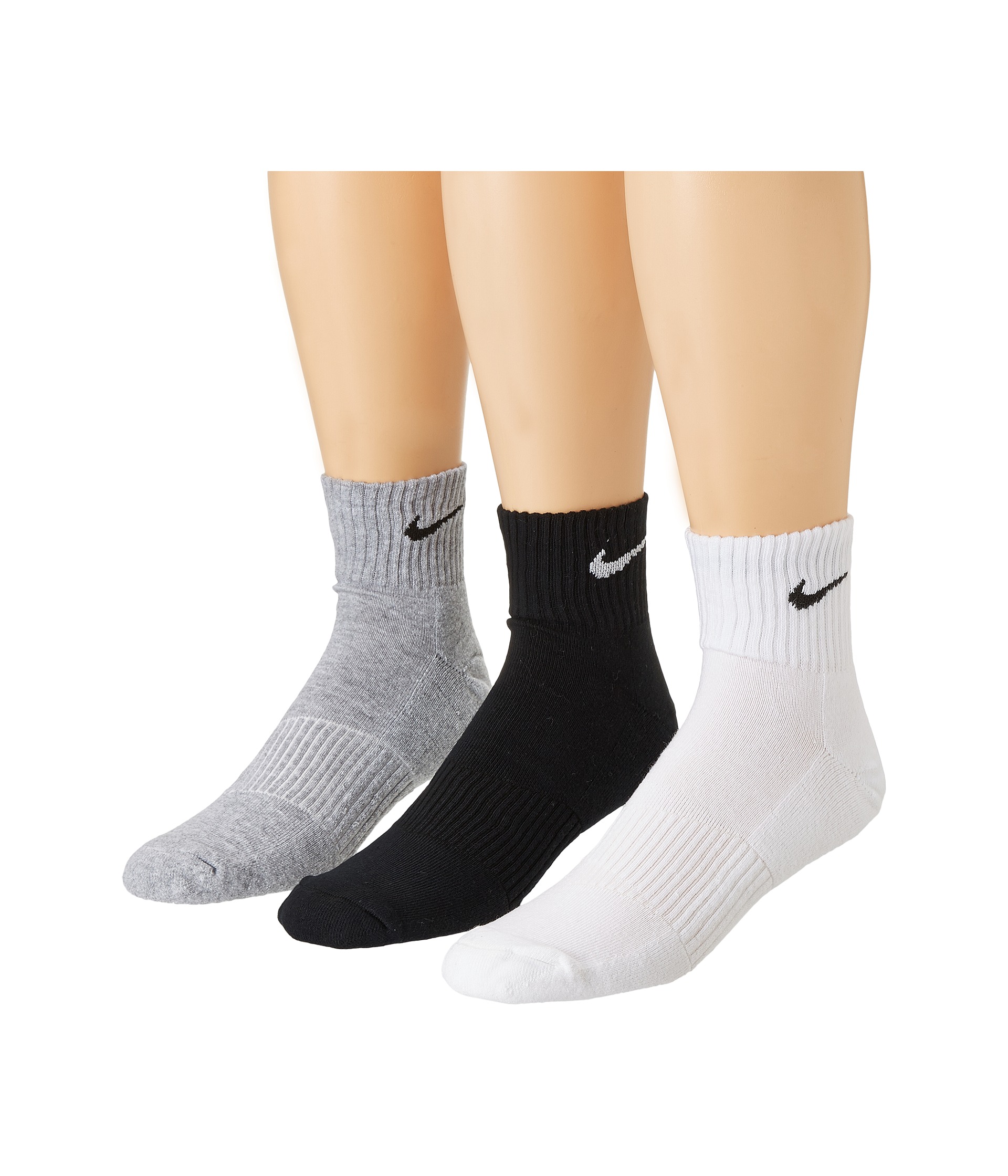 nike socks quarter length